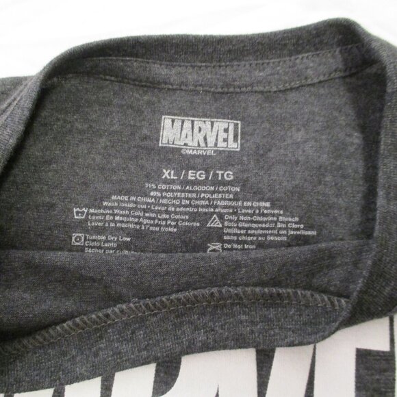 MARVEL BOY’S XL GREY SHORT SLEEVE GRAPHIC TEE-SHIRT - NWOT - Picture 4 of 6